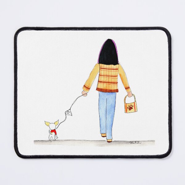 Item preview, Dogwalk with Eva & Mahli designed and sold by Mahli's  Artful Whimsy.