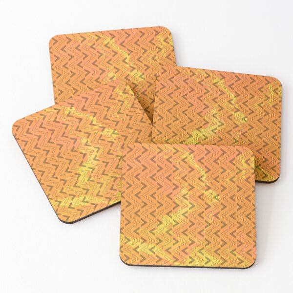 Item preview, Yellowy Arrow Abstract Geometric Pattern designed and sold by LusDigiArt.