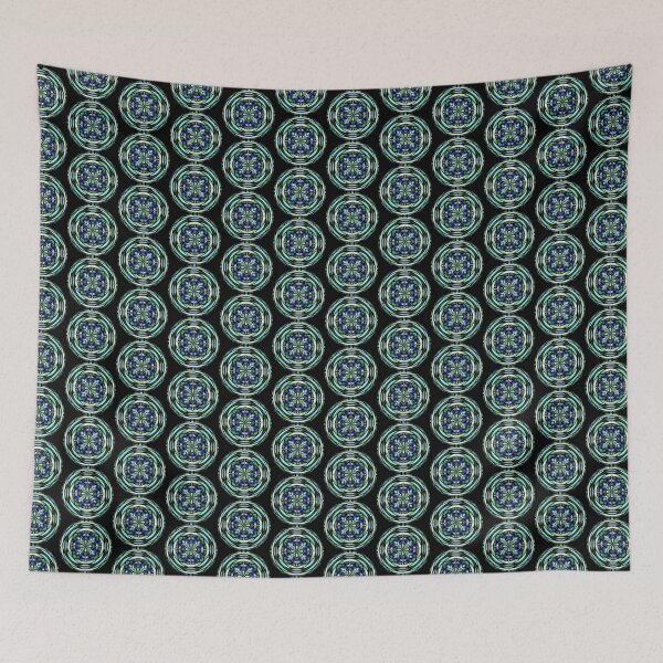 Item preview, Green Blue and Purple Simulated Stained Glass designed and sold by SeaChangeDesign.