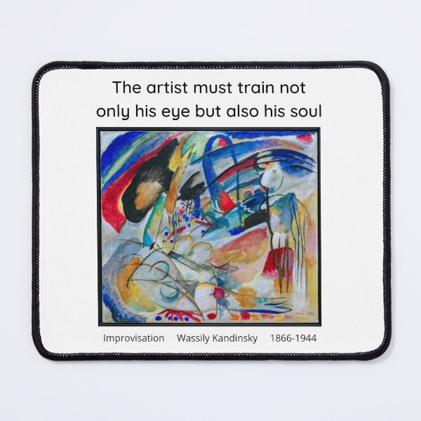 Item preview, Wassily Kandinsky, Improvisation, The artist must train not only his eye but also his soul designed and sold by Michael Dietrich.