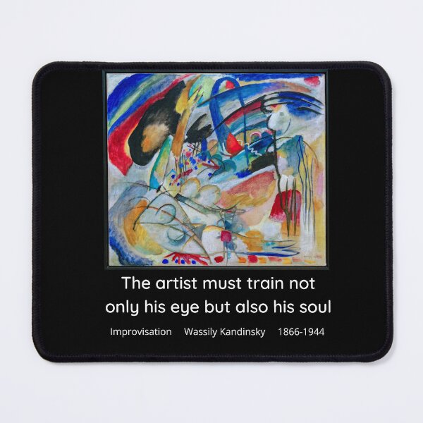 Item preview, Wassily Kandinsky, Improvisation, The artist must train not only his eye but also his soul designed and sold by Michael Dietrich.
