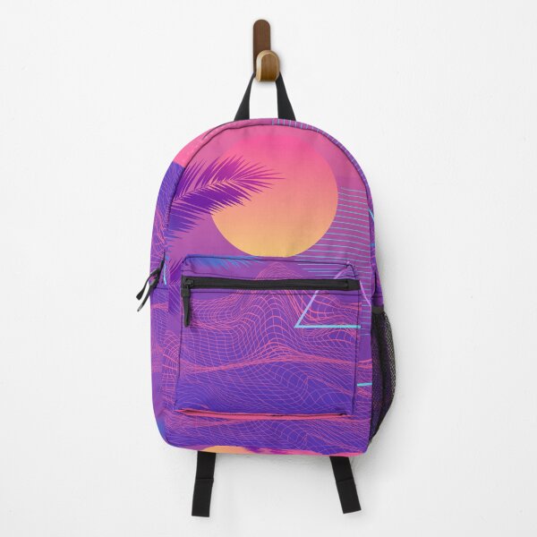 Item preview, Vaporwave Sunset at the Beach designed and sold by MaiZephyr.