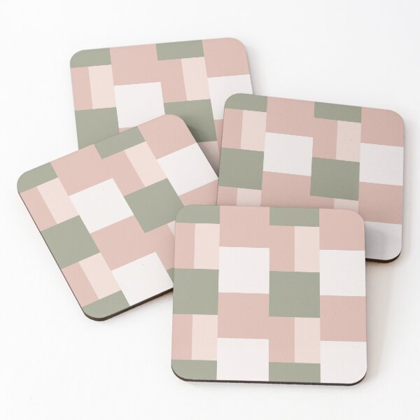 Item preview, Feminine Neutral Block Geometric Pattern designed and sold by maeflowerr2.