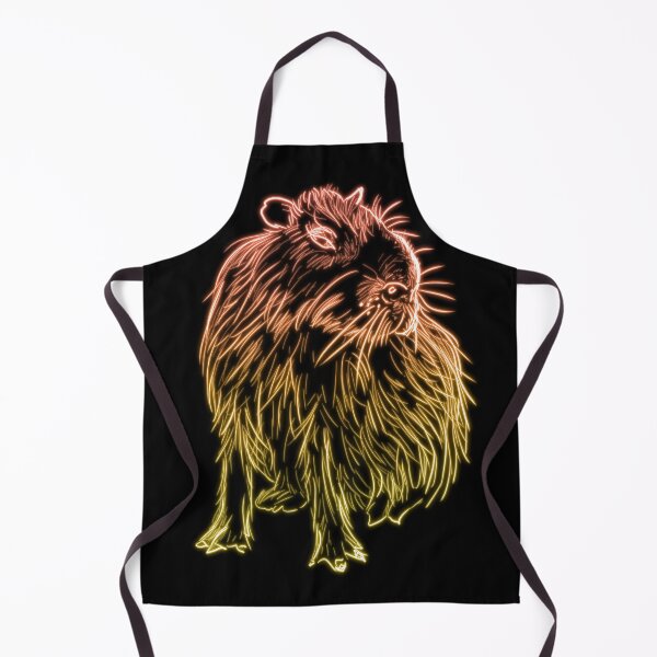 Item preview, Orange and Yellow Neon Glow Capybara designed and sold by nimreninmu.