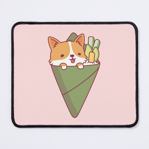 Item preview, Cute Corgi Temaki Sushi designed and sold by rustydoodle.