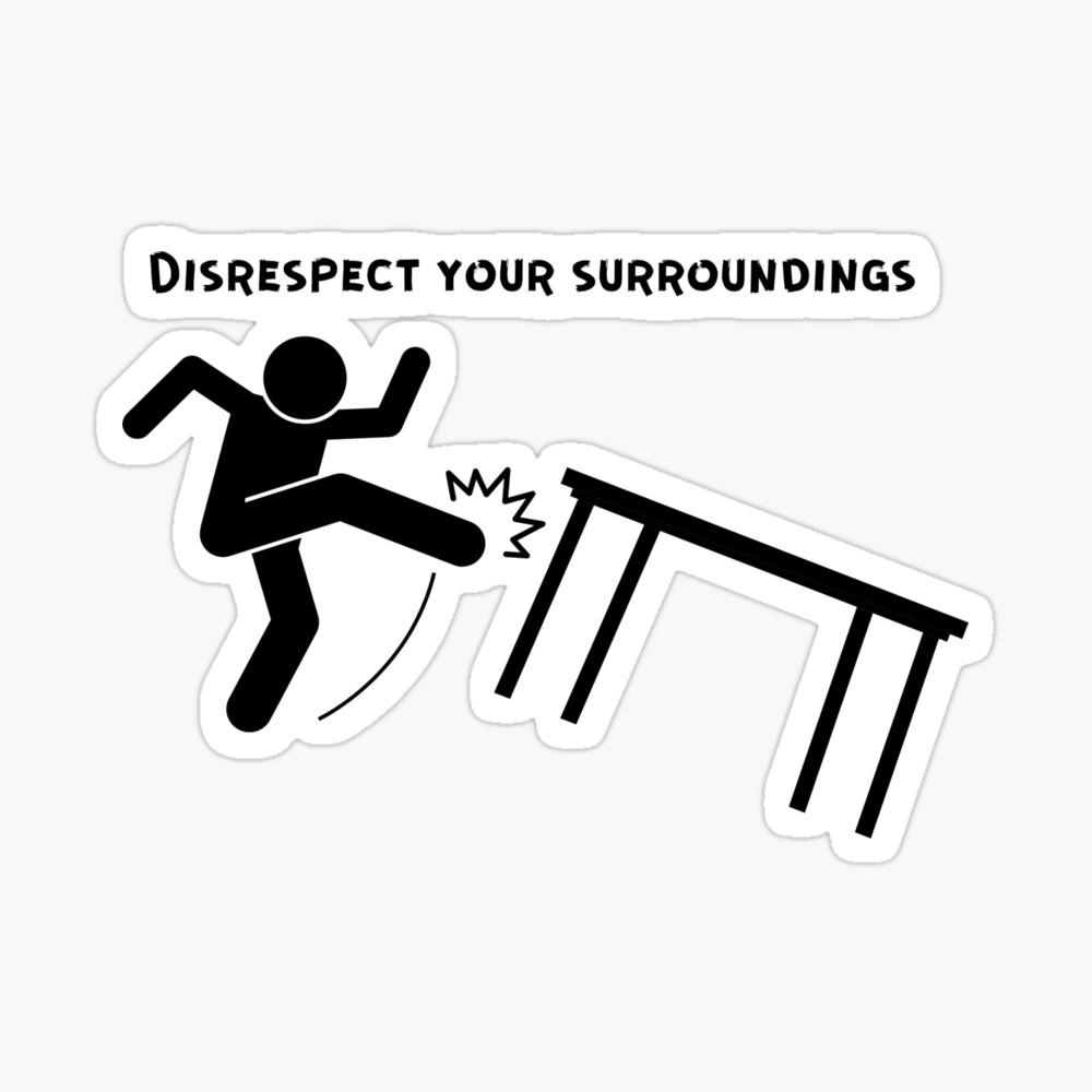 Disrespect Your Surroundings  Photographic Print for Sale by toadsforall |  Redbubble