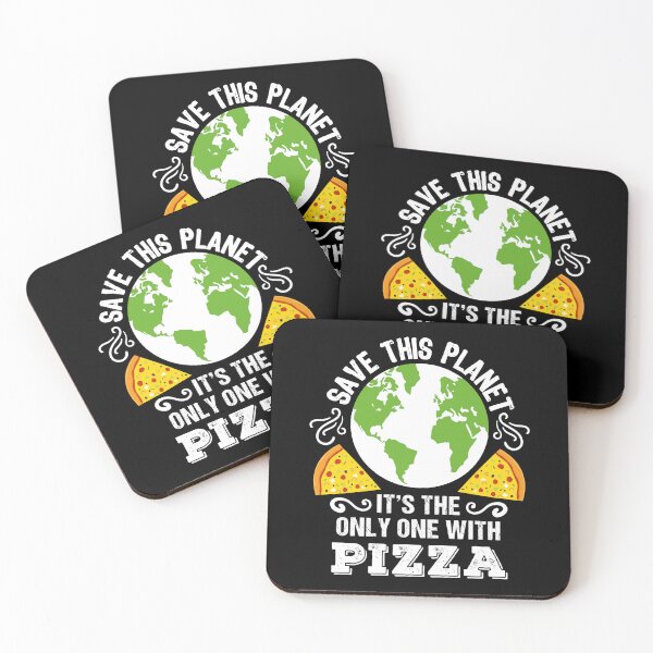 Item preview, Diseño divertido de protección ambiental para amantes de la tierra y la pizza designed and sold by mrhighsky.