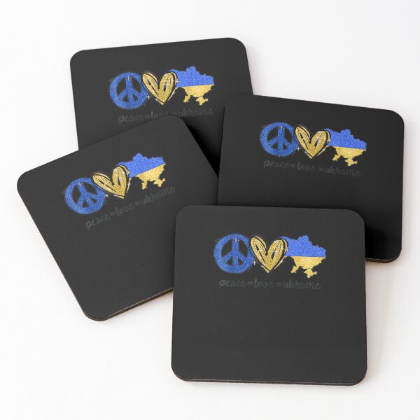 Item preview, Peace, Love, Ukraine Ukrainian Flag I Stand With Ukraine designed and sold by Tickeeeen.