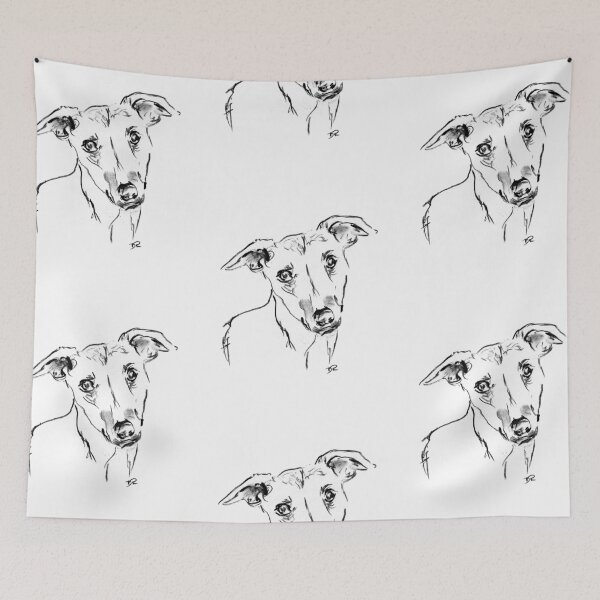 Item preview, Whippet Drawing designed and sold by douglasrickard.