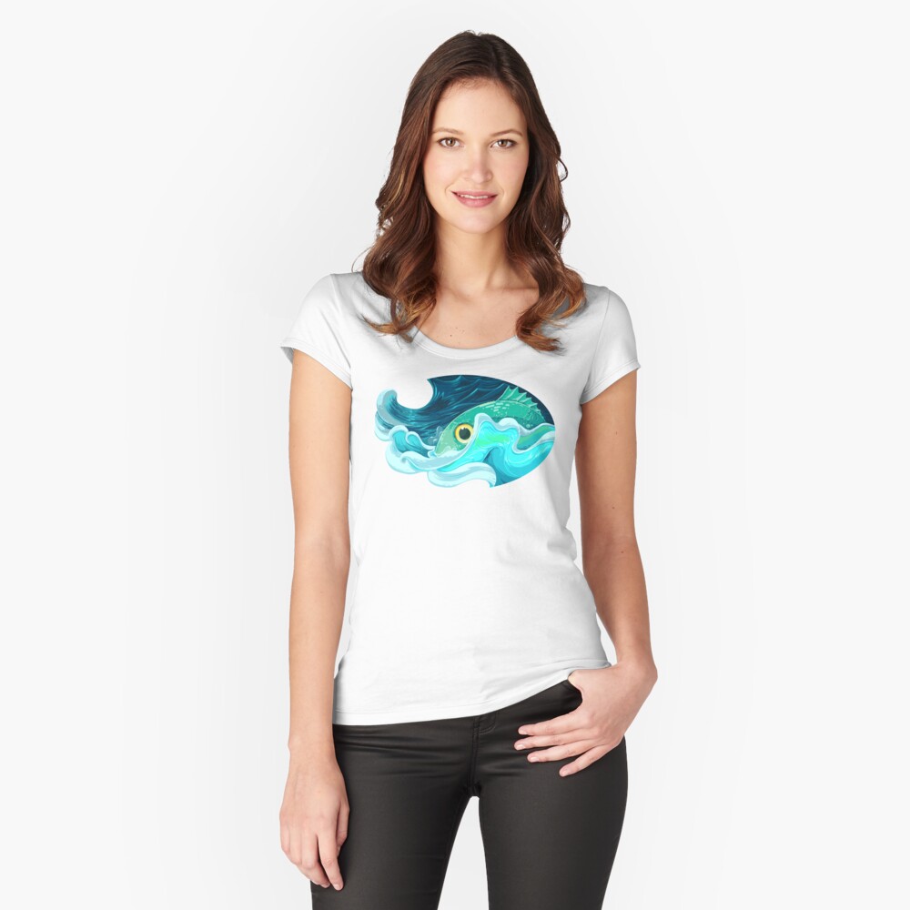 Item preview, Fitted Scoop T-Shirt designed and sold by dlanham.