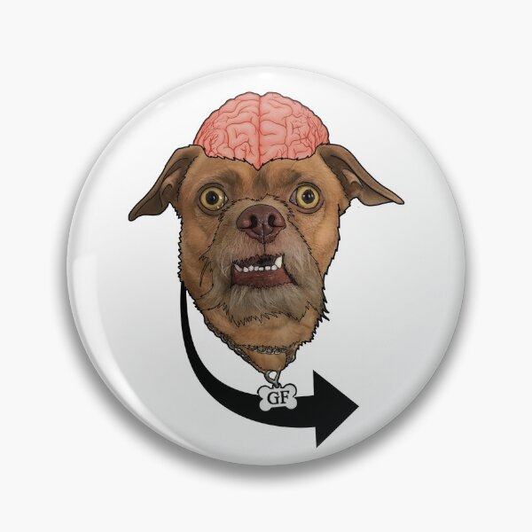 Item preview, Im with dog brain, Matt and Shane's secret podcast designed and sold by ThisIsNotNew.