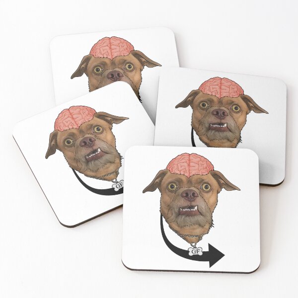Item preview, Im with dog brain, Matt and Shane's secret podcast designed and sold by ThisIsNotNew.