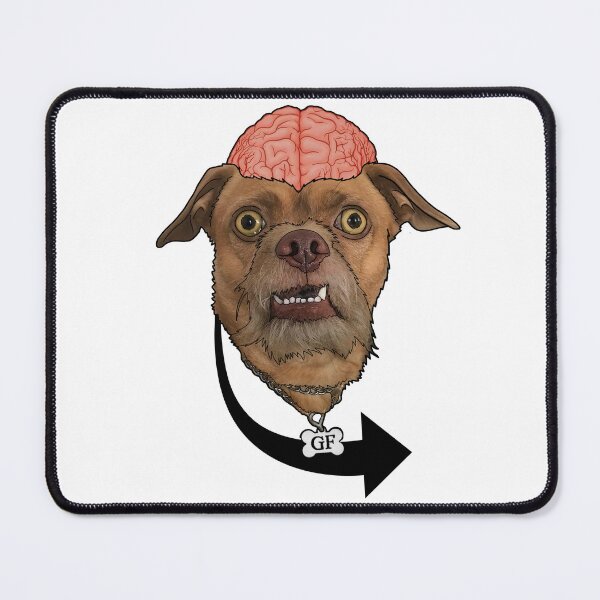 Item preview, Im with dog brain, Matt and Shane's secret podcast designed and sold by ThisIsNotNew.