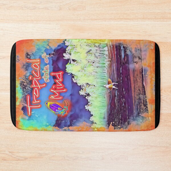 Item preview, Tropical State Of Mind Colourful Surf, Jaded Hunter  designed and sold by JadedHunter.
