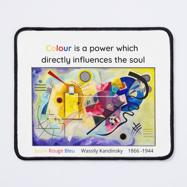 Item preview, Wassily Kandinsky, Yellow Red Blue, 1925, Colour is a power which directly influences the soul designed and sold by Michael Dietrich.