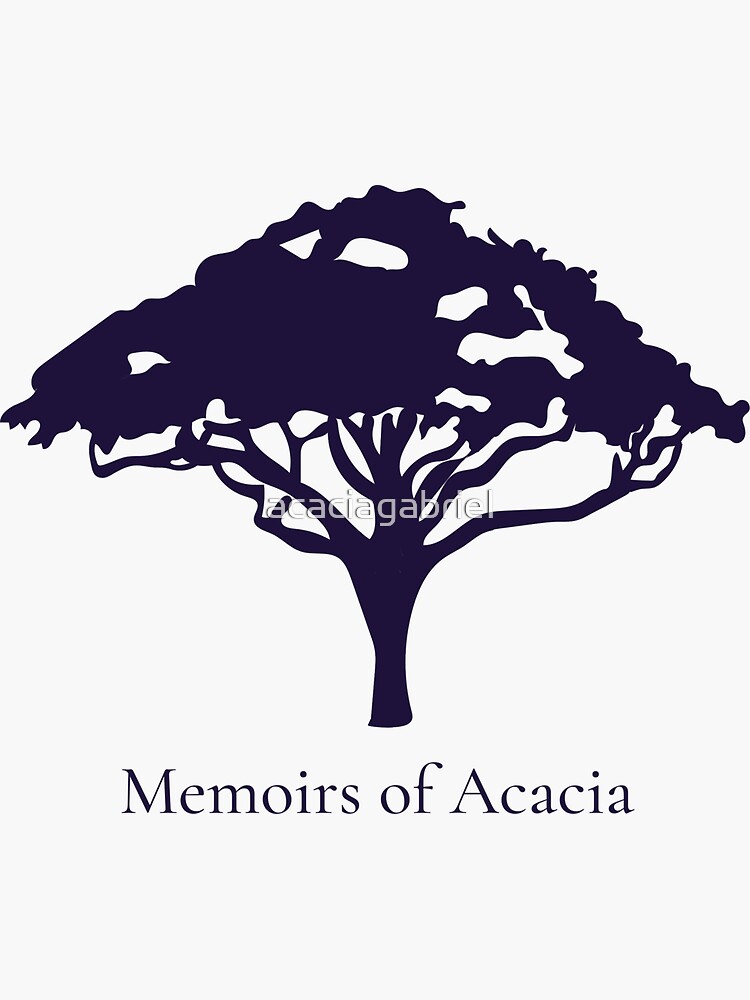 Thumbnail 3 of 3, Sticker, Memoirs of Acacia  designed and sold by acaciagabriel.