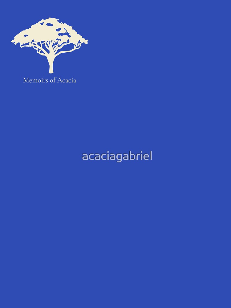 Artwork view, Memoirs of Acacia  designed and sold by acaciagabriel