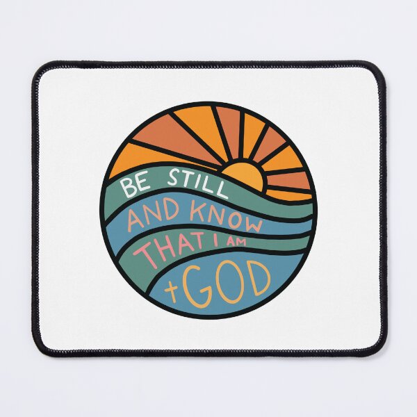 Item preview, Be Still and Know That I am God Retro designed and sold by themoodydecor.