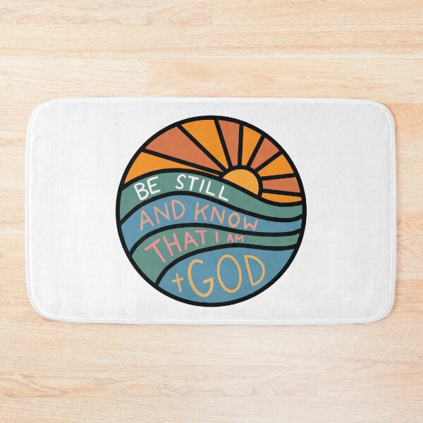 Item preview, Be Still and Know That I am God Retro designed and sold by themoodydecor.