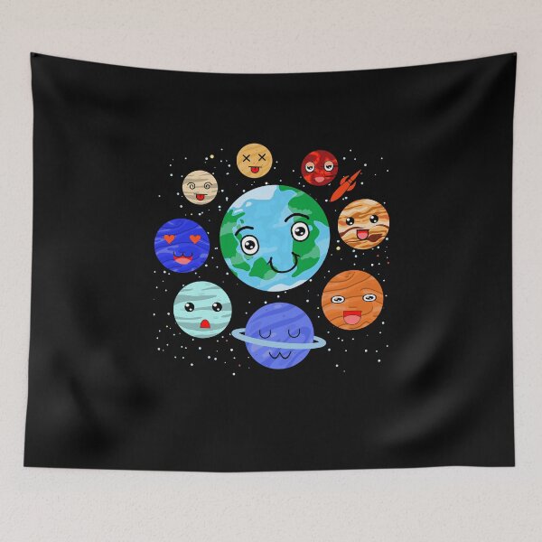 Item preview, Space Science Astronaut Universe Astronomy Cute Planets designed and sold by bestshirtdesign.