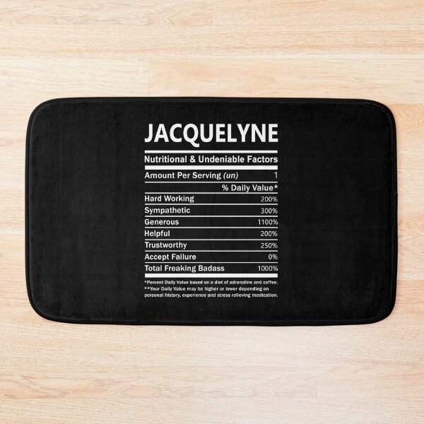 Item preview, Jacquelyne Name T Shirt - Jacquelyne Nutritional And Undeniable Factors Gift Item Tee designed and sold by braedowen3.