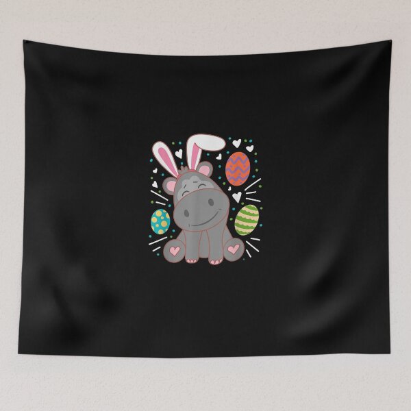 Item preview, Hippo Wearing Rabbit Bunny Ears Funny Easter Sunday designed and sold by RobertVandivier.