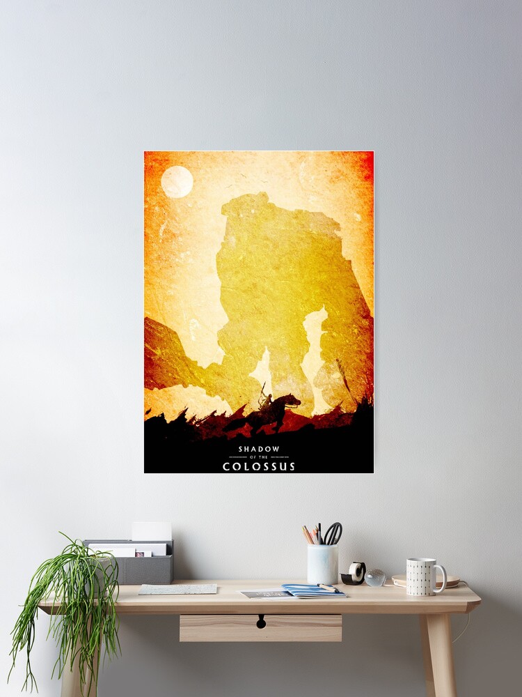 Premium AI Image  A poster for the video game shadow of the colossus