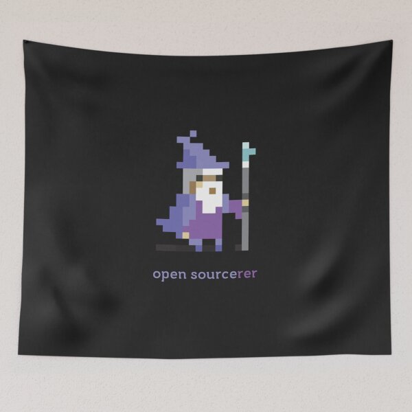 Item preview, 8-bit Open Source Sorcerer - Programming Essential T-Shirt designed and sold by LukaKayser.