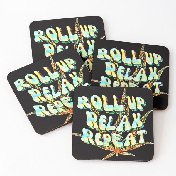 Item preview, ROLL UP RELAX REPEAT Cannatees designed and sold by jmed70.