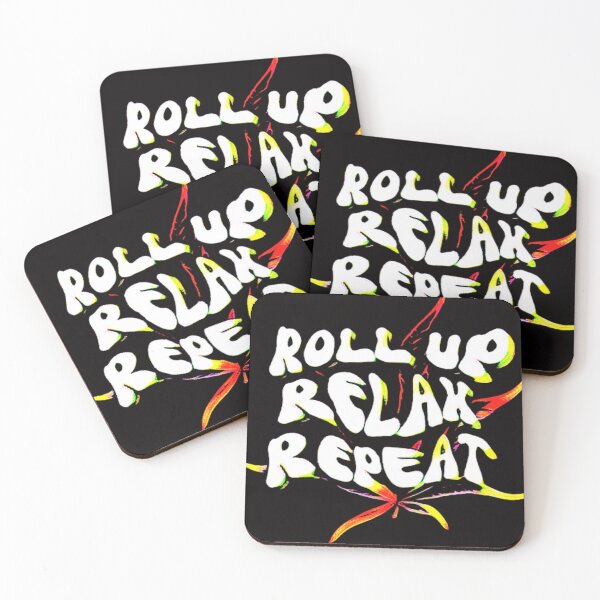 Item preview, ROLL UP RELAX REPEAT Cannatees designed and sold by jmed70.