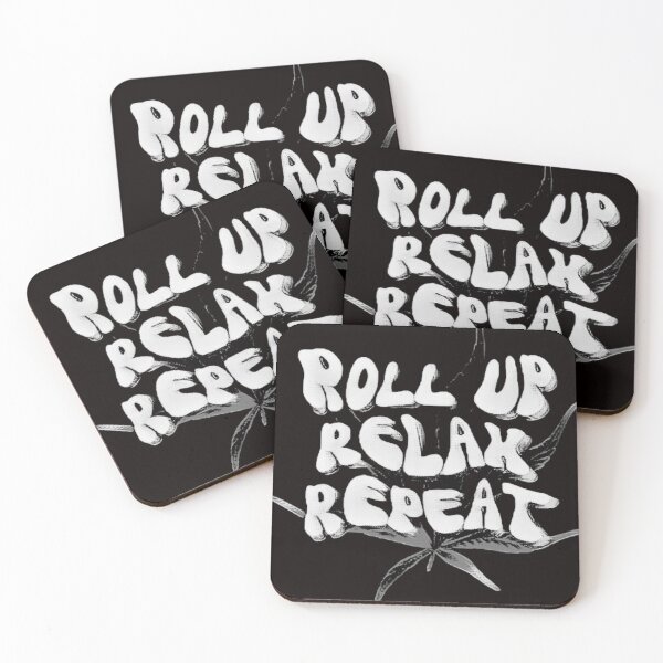 Item preview, ROLL UP RELAX REPEAT Cannatees designed and sold by jmed70.