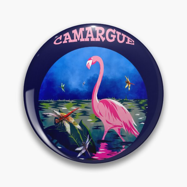 Artikelvorschau, Camargue-Rosa-Flamingo-Kreis entworfen und verkauft von Astralia.