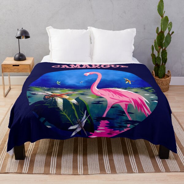 Item preview, Camargue pink flamingo circle designed and sold by Astralia.