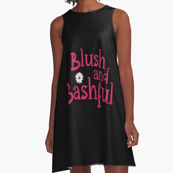 Blush and Bashful A-Line Dress