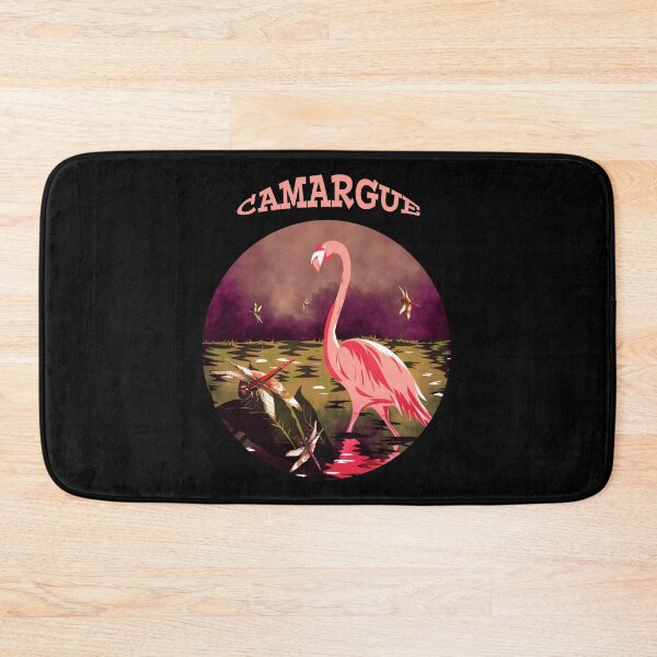 Item preview, Camargue pink flamingo vintage circle designed and sold by Astralia.
