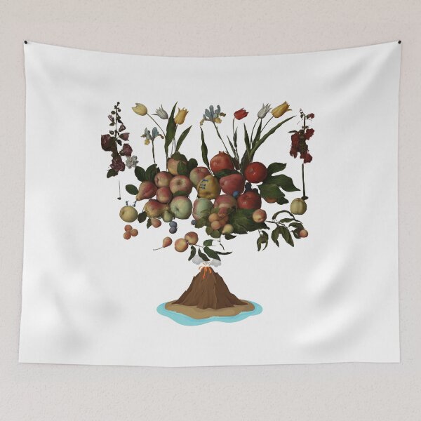 Item preview, Fruit Volcano | Apples | Pears | Peaches | Funny designed and sold by CosmicStory.