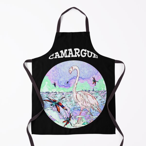 Item preview, Camargue pink flamingo circle watercolor designed and sold by Astralia.