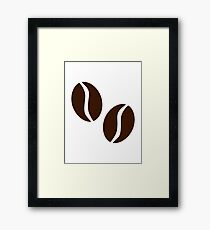 Coffee beans Framed Print
