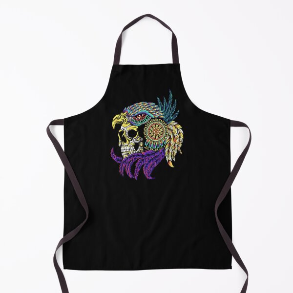 Item preview, skull eagle warrior aztec designed and sold by cat poe.