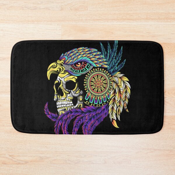 Item preview, skull eagle warrior aztec designed and sold by cat poe.