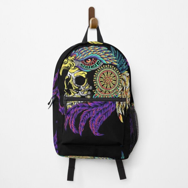 Item preview, skull eagle warrior aztec designed and sold by cat poe.