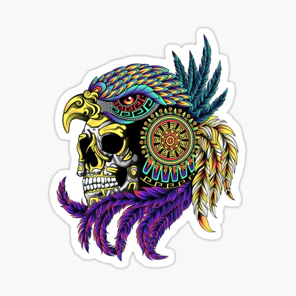 Mayan Eagle Warrior Skull – Sofias Gift Shop & Apparel