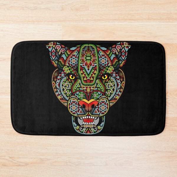 Item preview, jaguar aztec design designed and sold by cat poe.