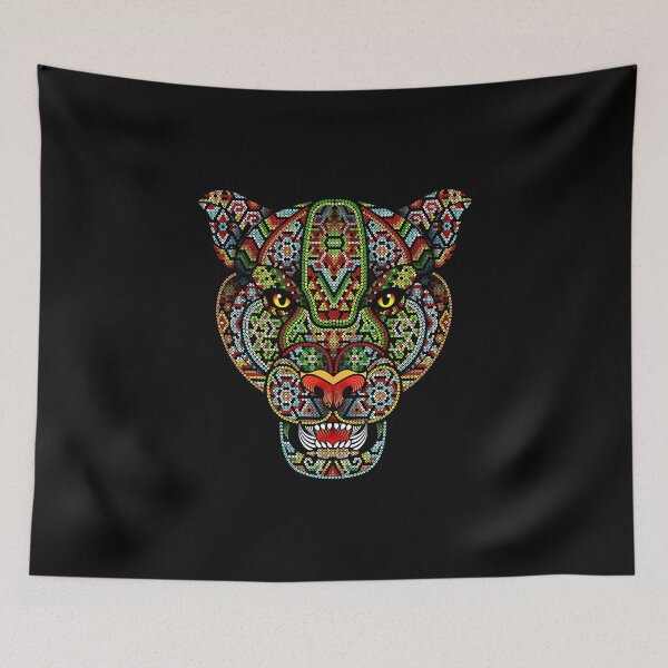 Item preview, jaguar aztec design designed and sold by cat poe.
