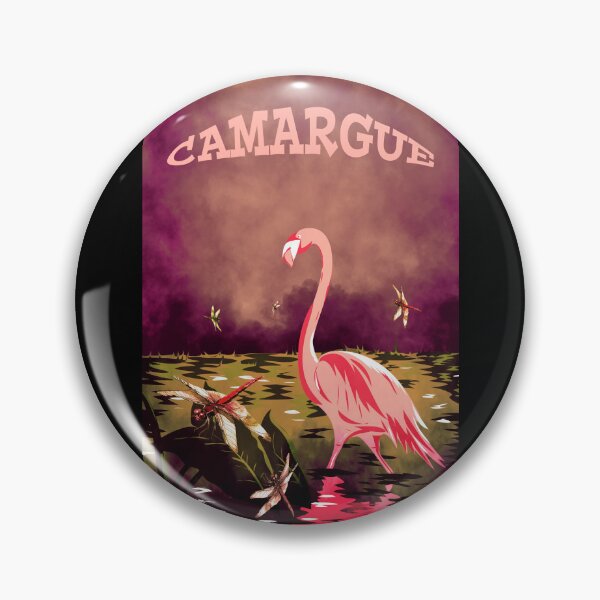 Artikelvorschau, Vintage rosa Flamingo aus der Camargue entworfen und verkauft von Astralia.