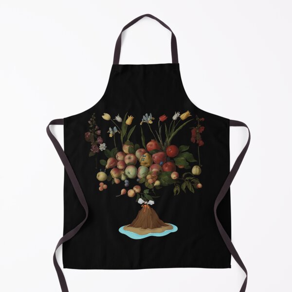 Item preview, Fruit Volcano (in black) | Apples | Pears | Peaches | Funny designed and sold by CosmicStory.