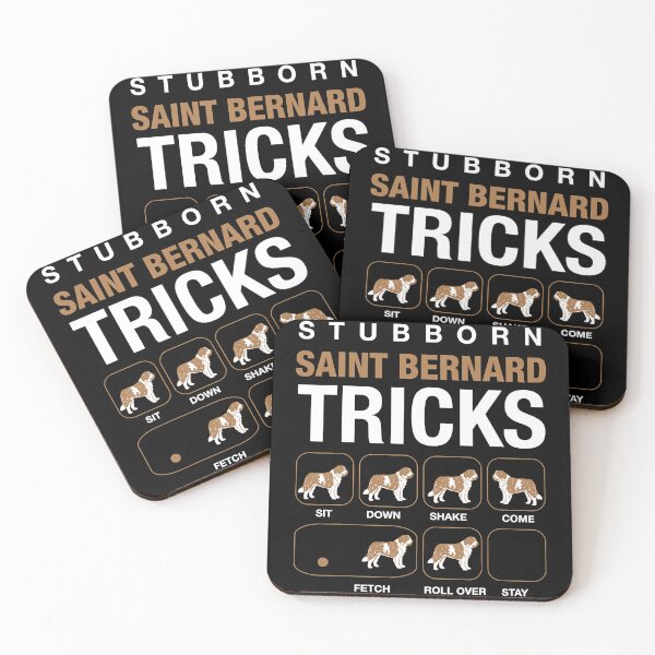 Item preview, Stubborn Saint Bernard Tricks designed and sold by MephisDeLight.