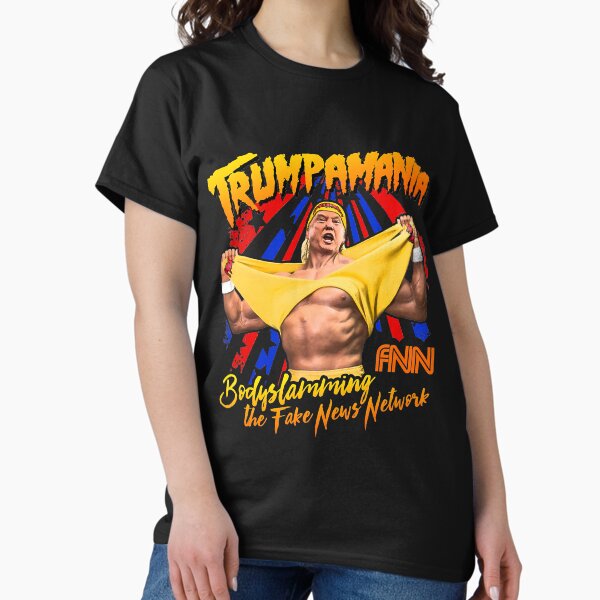Item preview, Trump Wrestling Meme Fake News Trumpamania designed and sold by MephisDeLight.