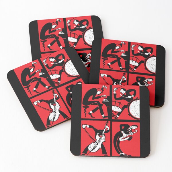 Item preview, Vintage Russian Jazz Band Matchbook Art designed and sold by MephisDeLight.