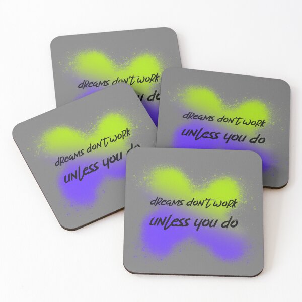 Item preview, Dreams don't work unless you do  designed and sold by sreckov-desig.